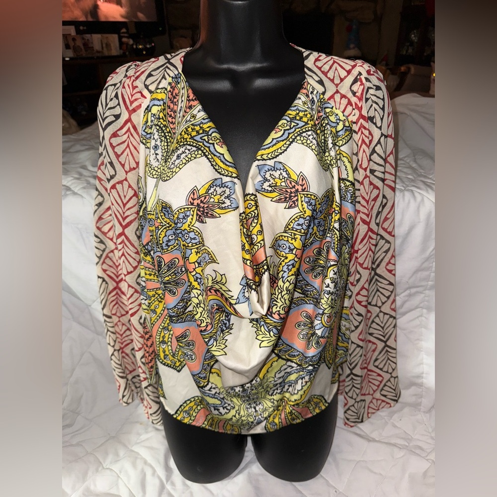 Free People Scoop Neck Blouse